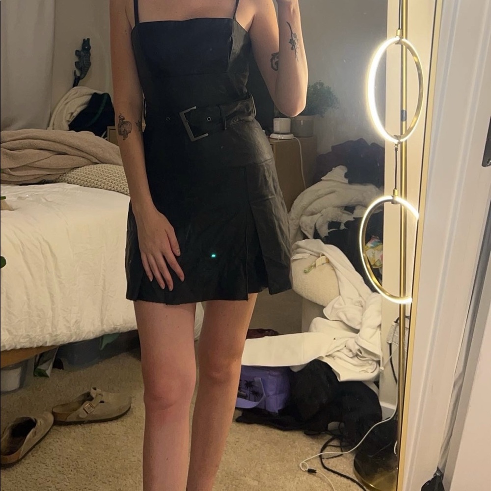 Free people pleather dress - Picture 3 of 3
